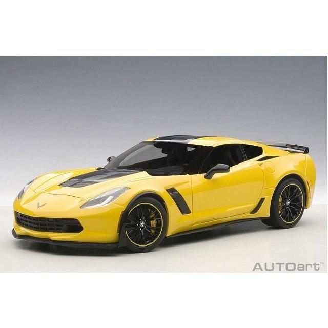 新品 71260 オートアート 1/18 シボレー コルベット （C7） Z06 C7.R エディション （イエロー） ※再生産価格変更