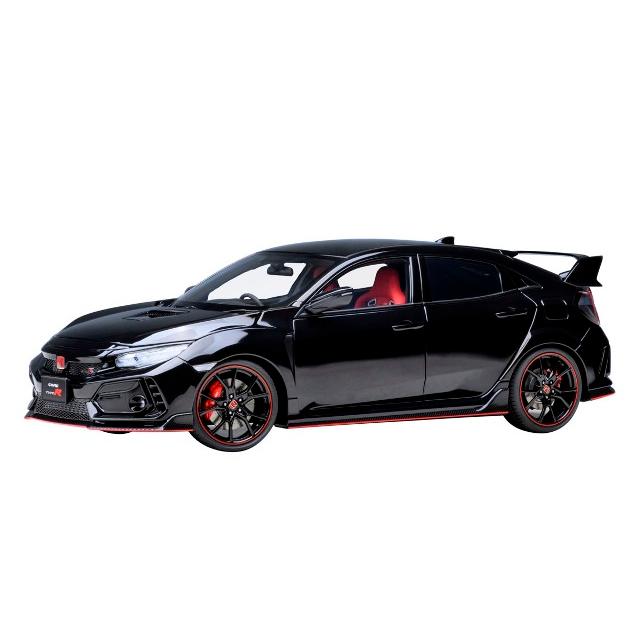 新品 73222 オートアート 1/18 ホンダ シビック タイプR （FK8） 2021 （クリスタルブラック・パール）の画像