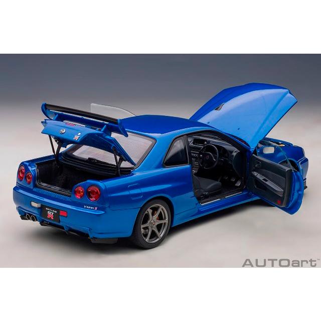 新品 77408 オートアート 1/18 日産 スカイライン GT-R （R34） V
