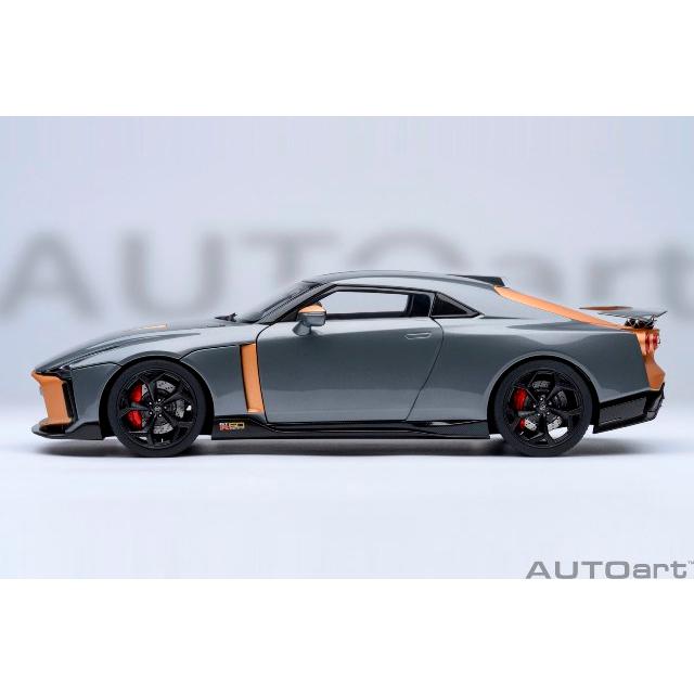 新品 77510 オートアート 1/18 日産 NISSAN GT-R50 by ITALDESIGN （グレー／ゴールド）_2