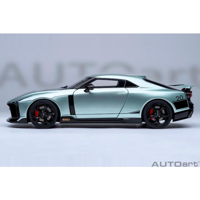新品 77512 オートアート 1/18 日産 NISSAN GT-R50 by ITALDESIGN （メタリック・グリーン／ブラック）_2