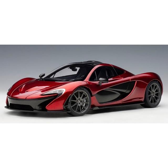 最安値挑戦 模型 P1 オートアート プレゼント ミニカー 完成品 18 1 モデルカー ギフト マクラーレン 通販 メタリック 送料無料 レッド プラモデル 模型