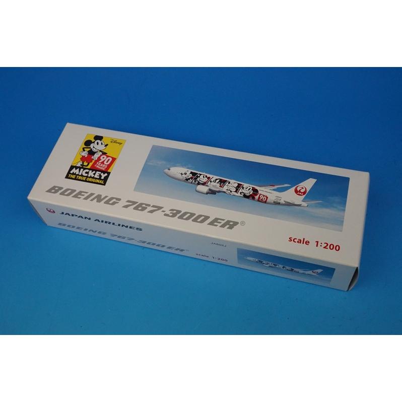 JAL 日本航空 BOEING 767-300ER ミッキー 90周年 1 200 模型｜Yahoo