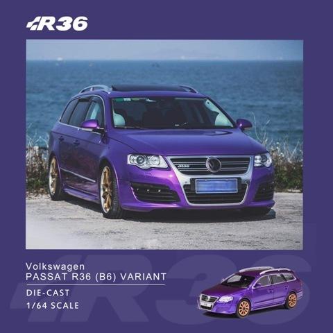1/64フォルクスワーゲンパサートR36 B6ダイキャスト　セット 予約 1/64 フォルクスワーゲン PASSAT R36 (B6) VARIANT