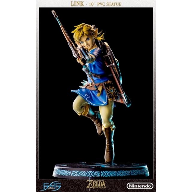クリスマスファッション リンク ブレスオブザワイルド ゼルダの伝説 ファースト4フィギュア 豆魚雷 新品 ブレスオブザワイルド ゼルダの伝説 10インチ 再販 Pvcスタチュー ゲームキャラクター