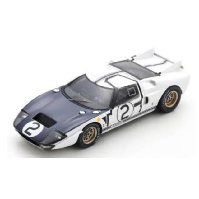 S4533 スパーク 1/43 フォード GT40 MK2 #2 24H Le Mans 1965P. Hill C. Amon