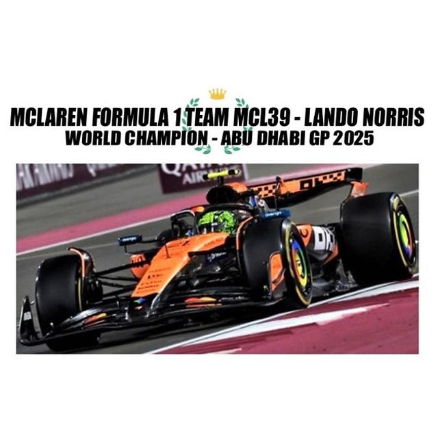 予約 537256604 ミニチャンプス 1/43 マクラーレン F1 MCL39 アブダビ