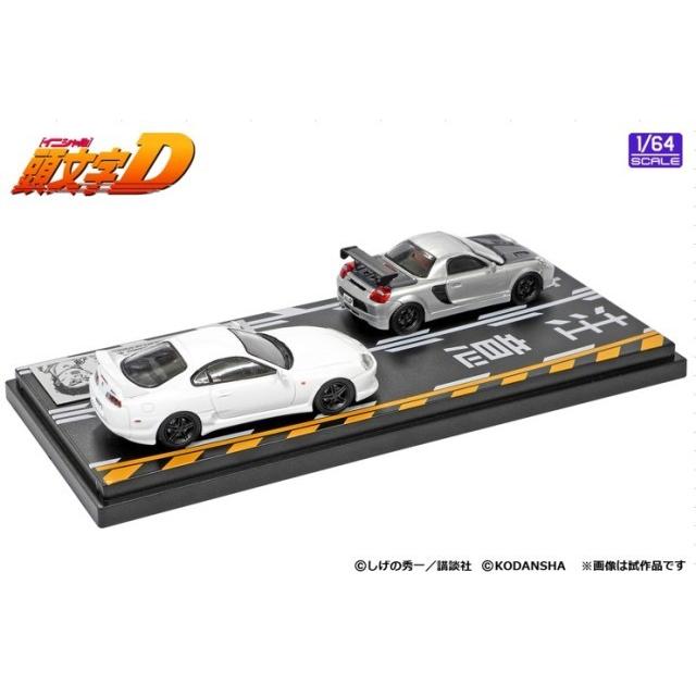 新品 MD64205 モデラーズ 1/64 頭文字D セットVol.5 小柏カイ MR-S