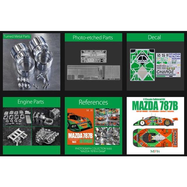 新品 K628 Model Factory Hiro 1/12 マツダ MAZDA 787B 1991 LM 優勝