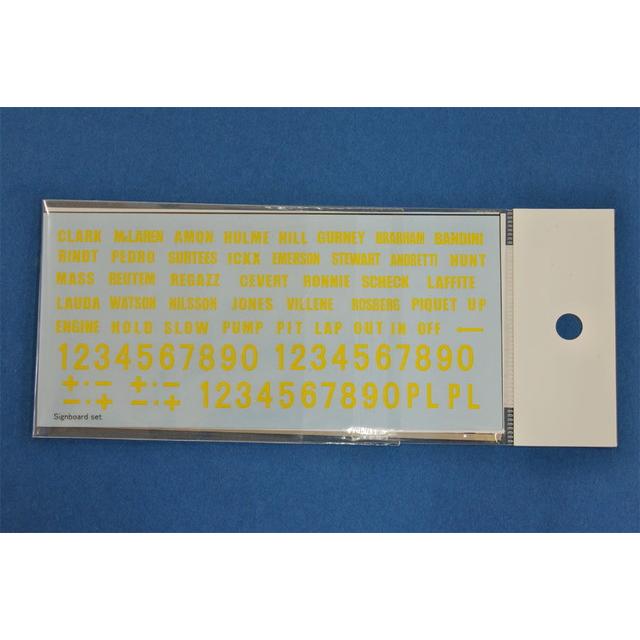 新品 P984 Model Factory Hiro 1/20 サインボードセット Signboard Set