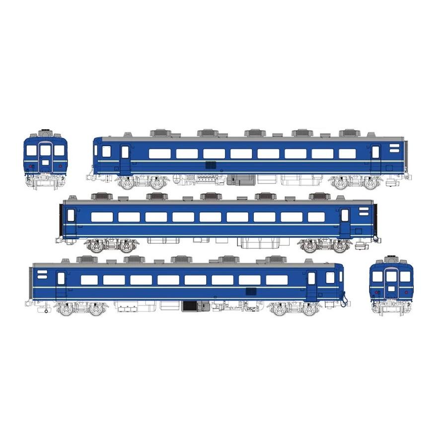 新品 トラムウェイ TW-14500X 国鉄14系500代座席車基本セットA