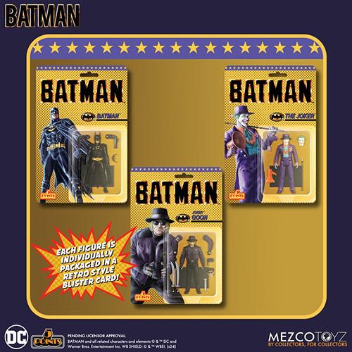 新品 メズコトイズ 5ポイント BATMAN 1989: 3.75インチ アクション 