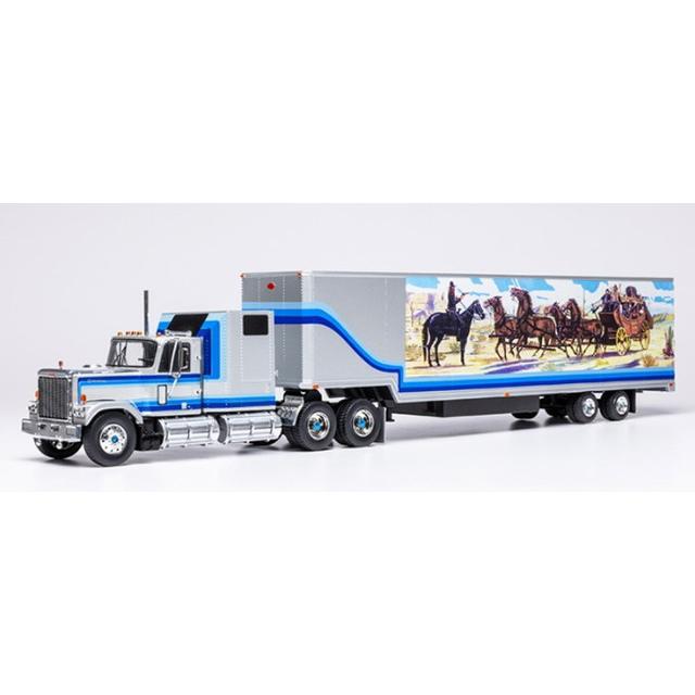 予約 TTR039 イクソ 1/43 GMC ジェネラル トレーラー 1980 シルバー 