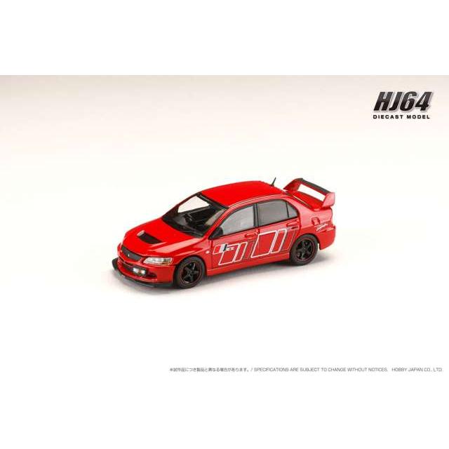 新品 HJ646054R ホビージャパン 1/64 三菱 ランサー GSR EVOLUTION 9 RALLIART レッドソリッド｜freestyle-hobby｜02