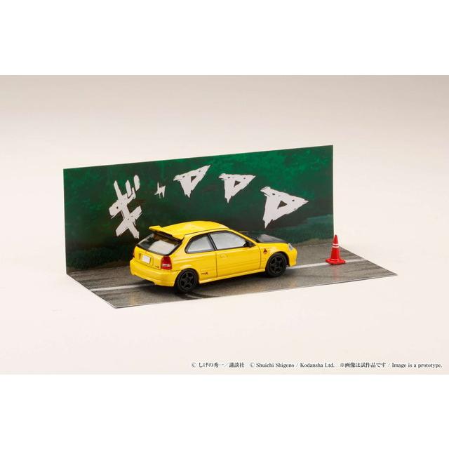 新品 HJDMD007 ホビージャパン 1/64 ホンダ Honda CIVIC (EK9) 東堂塾