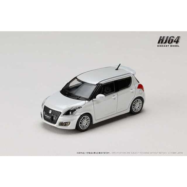 激レア! スズキ スイフトスポーツ 1/43 ミニカー ホワイト 予約 HJ641082W ホビージャパン 1/64 スズキ スイフトスポーツ (ZC32S