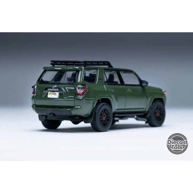 予約 DTG009-G GCD ゲインコーププロダクツ 1/64 トヨタ 4ランナー 4Runner TRD PRO ハイラックスサーフ ARMY GREEN Diecasttalk限定｜freestyle-hobby｜04