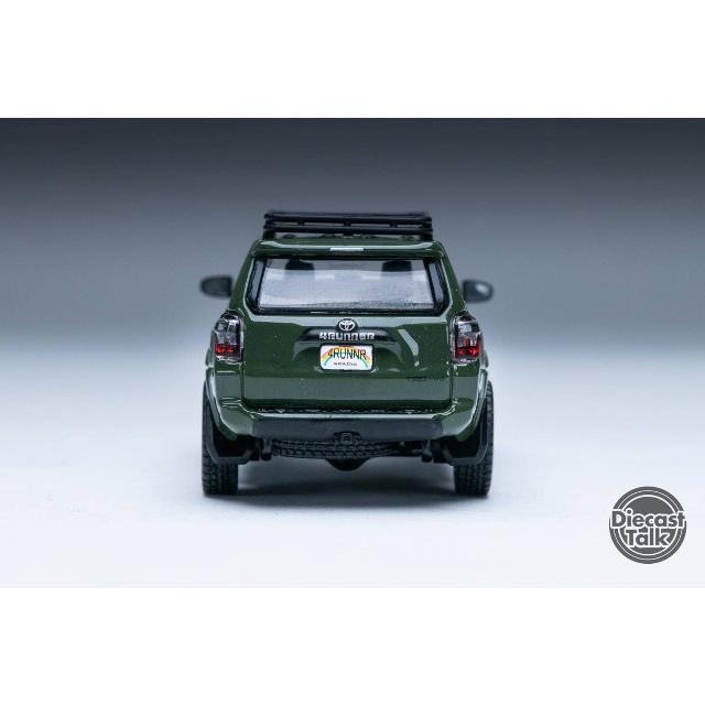 予約 DTG009-G GCD ゲインコーププロダクツ 1/64 トヨタ 4ランナー 4Runner TRD PRO ハイラックスサーフ ARMY GREEN Diecasttalk限定｜freestyle-hobby｜08