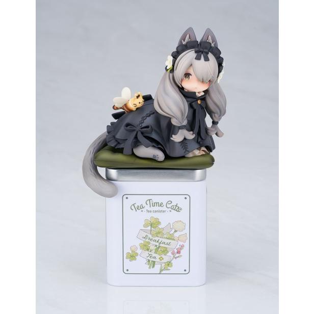 新品 RIBOSE オリジナルデフォルメフィギュア「DLC」シリーズ第二弾 ティータイム キャッツ ブリティッシュ ショートヘア
