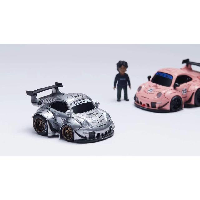 新品 YOU&CAR X furuya 1/64 ポルシェ Porsche RWB 993 Qスケール pink