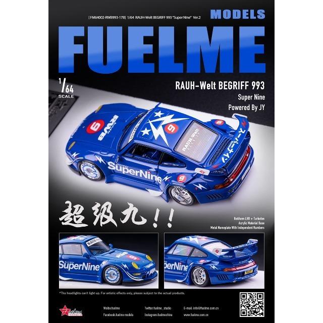 新品 FM64002-RWB993-17B Fuelme Models 1/64 ポルシェ Porsche
