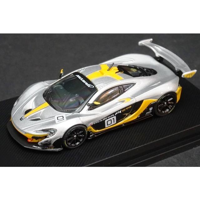 新品 CM model 1/64 マクラーレン Mclaren P1 GTR silver yellow