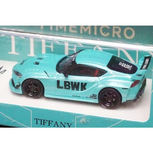 新品 TM Time Micro 1/64 トヨタ LBWK スープラ Toyota Supra A90 Tiffany Blue ...