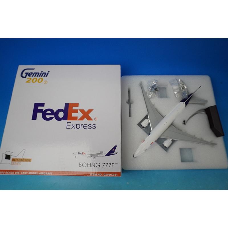 1/200 B777F FedEX フェデックス N888FD ＊カーゴドア入れ換え式 [G2FDX951] ジェミニ/中古