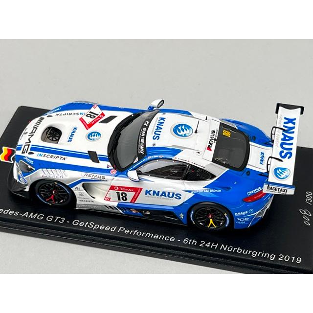 1/43 スパーク SG526 メルセデスAMG GT3 GetSpeed パフォーマンス ニュルブルクリンク 24H 6th 2019 #18の画像