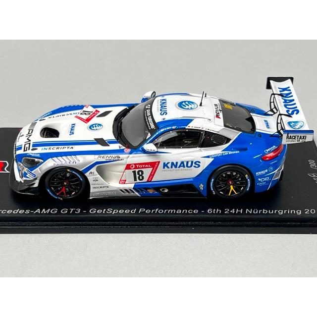 1/43 スパーク SG526 メルセデスAMG GT3 GetSpeed パフォーマンス ニュルブルクリンク 24H 6th 2019 #18の画像