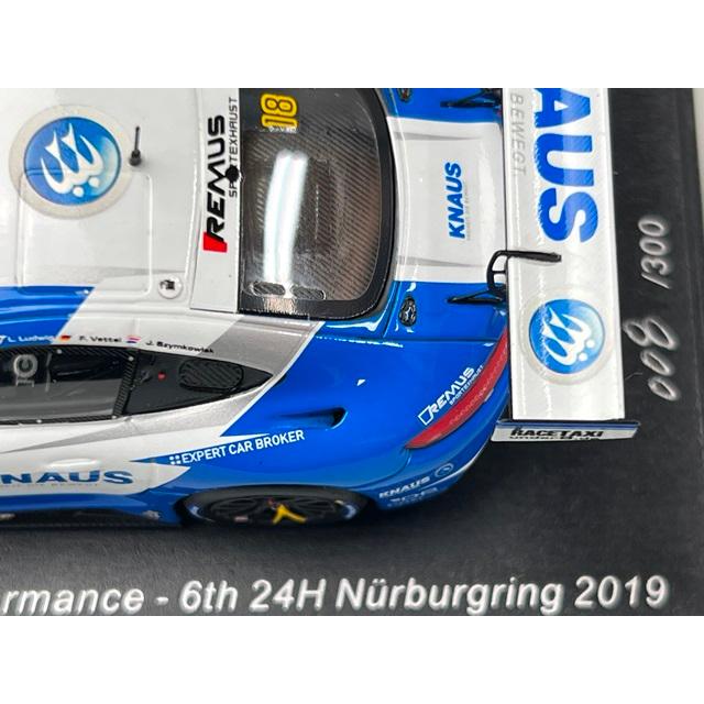 1/43 スパーク SG526 メルセデスAMG GT3 GetSpeed パフォーマンス ニュルブルクリンク 24H 6th 2019 #18の画像