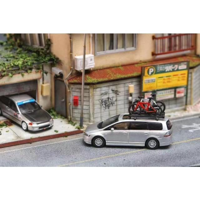新品 Street Weapon 1/64 ホンダ オデッセイ Honda Odyssey silver