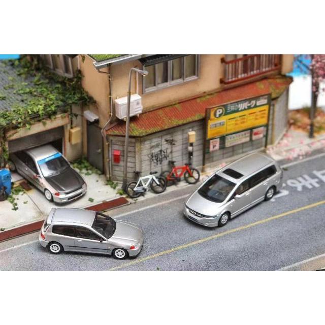 新品 Street Weapon 1/64 ホンダ オデッセイ Honda Odyssey silver