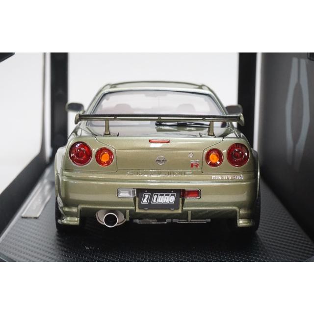 1/18 HPI 8907 日産 ニスモ R34 GT-R Zチューン ミレニアムジェイド
