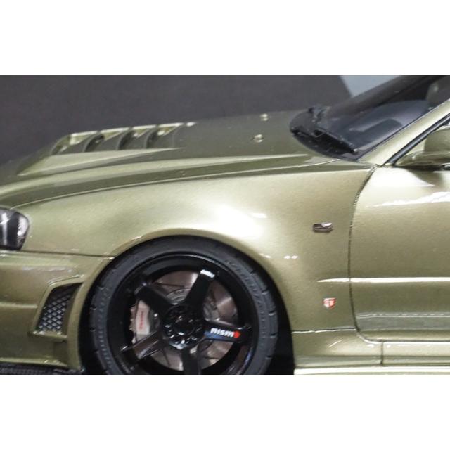 1/18 HPI 8907 日産 ニスモ R34 GT-R Zチューン ミレニアムジェイド