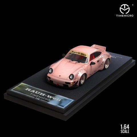 RWB993 ミニカー ピンク PORSCHE RWB 993 #23 GT WING PINK PIG 1/64 SCALE DIECAST CAR