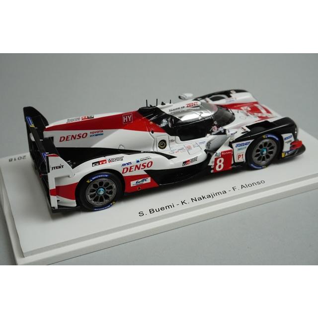 1/43 スパーク 43LM18 トヨタ TS050 ハイブリッド ガズーレーシング ルマン 24H 優勝 2018 #8の画像