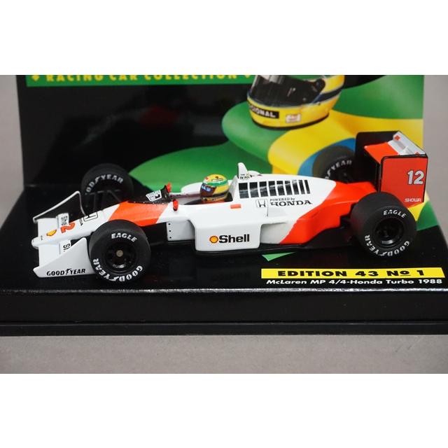 1/43 ミニチャンプス マクラーレン MP4/4 ホンダ ターボ 1988 A.セナ #12 ASC No.1｜freestyle-hobby｜03