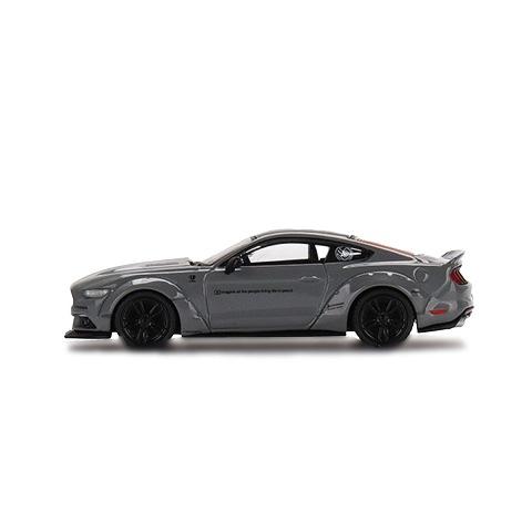 新品 MC139-GR TSM MINI-GT 1/64 フォード Ford Mustang GT LB-Works Grey 右ハンドル ...