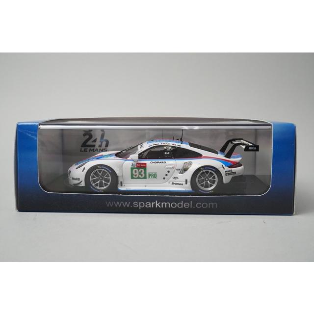 1/43 スパーク S7938 ポルシェ 911 RSR GTチーム LMGTE 3rd Pro class ルマン 24H 2019 #93の画像