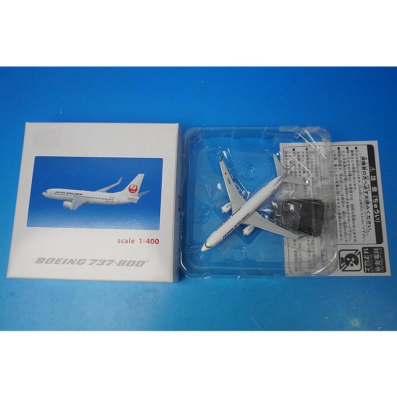 【美品】日本航空　B737-800 1/400 JA312J 1/400 B737-800 JAL 新鶴丸塗装 JA312J ［BJE3023］ JALUX中古