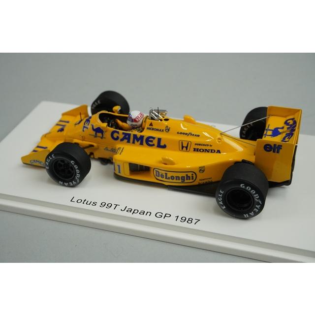 1/43 スパーク ROMU036 ロム特注 ロータス ホンダ 99T 日本GP 1987 #11 中嶋悟 キャメル仕様の画像