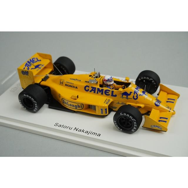 1/43 スパーク ROMU036 ロム特注 ロータス ホンダ 99T 日本GP 1987 #11 中嶋悟 キャメル仕様の画像