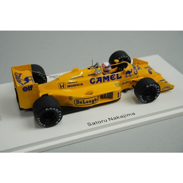 1/43 スパーク ROMU036 ロム特注 ロータス ホンダ 99T 日本GP 1987 #11 中嶋悟 キャメル仕様の画像