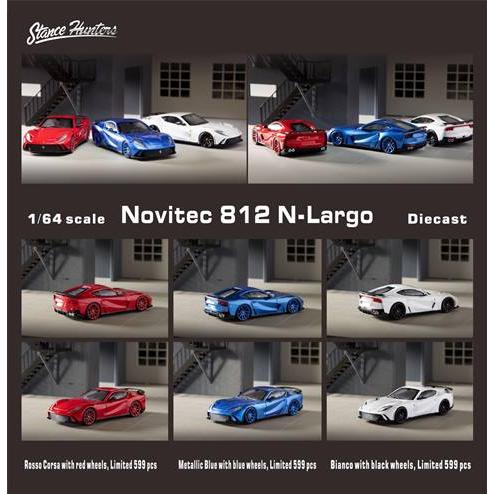 新品 Stance Hunters 1/64 ノビテック Novitec 812 N-largo Red 限定 