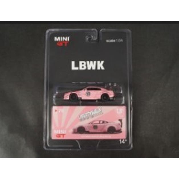 新品 MC48-PK MINI-GT 1/64 LBWK限定 LB★WORKS GT-R R35 type2 リアウイング ver.3 ...