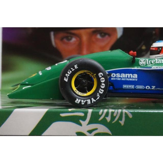 1/43 ミニチャンプス 433910032 パドック特注 ジョーダン フォード 191 ベルギーGP 1991 #32 M.シューマッハ 7upの画像
