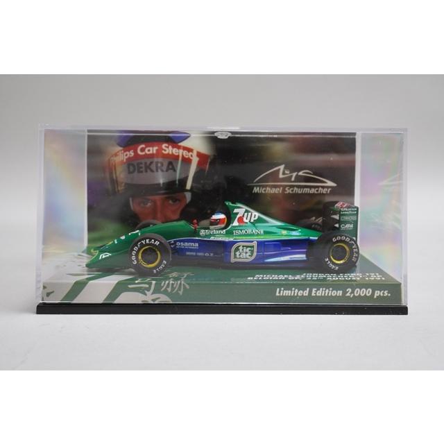 1/43 ミニチャンプス 433910032 パドック特注 ジョーダン フォード 191 ベルギーGP 1991 #32 M.シューマッハ 7upの画像
