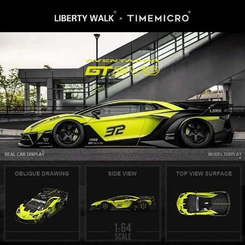予約 LBWK & TM Time Micro 1/64 ランボルギーニ アヴェン 予約 LBWK & TM Time Micro 1/64 ランボルギーニ アヴェン