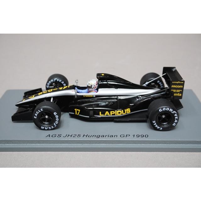 1/43 スパーク S7222 AGS JH25 ハンガリーGP 1990 #17 G.タルキーニ